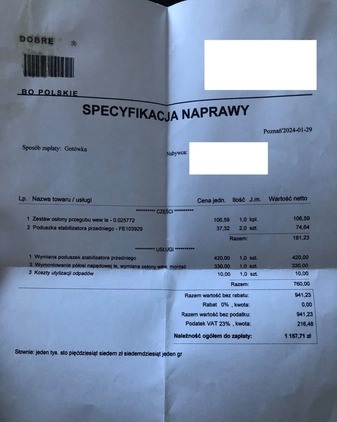 Citroen C4 Cactus cena 35900 przebieg: 151000, rok produkcji 2014 z Poznań małe 92